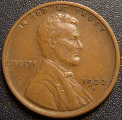 1922-D Lincoln Cent - Extra Fine