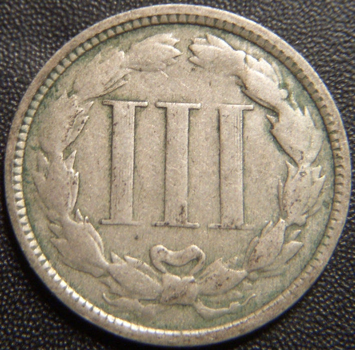 1873 Three Cent - Open 3 Good