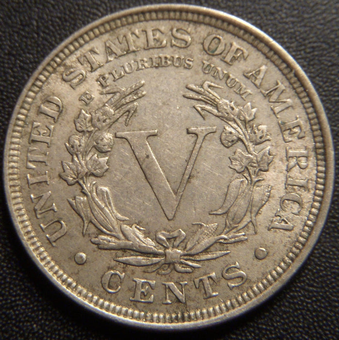 1910 Shield Nickel - AU