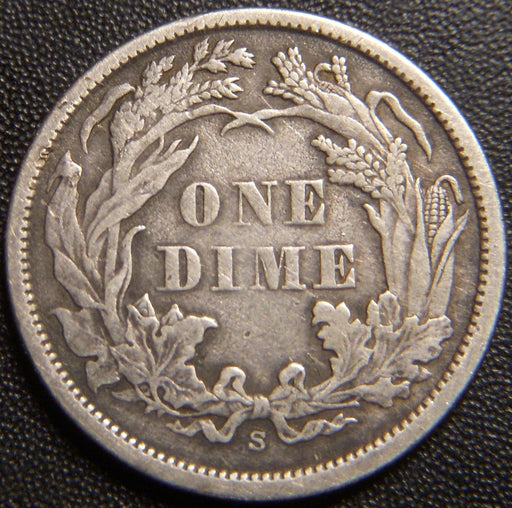 1869-S Seated Dime - Extra Fine