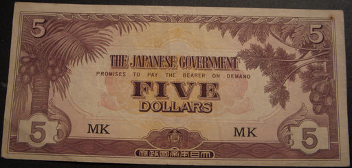 1942 $5 Note - Malaya