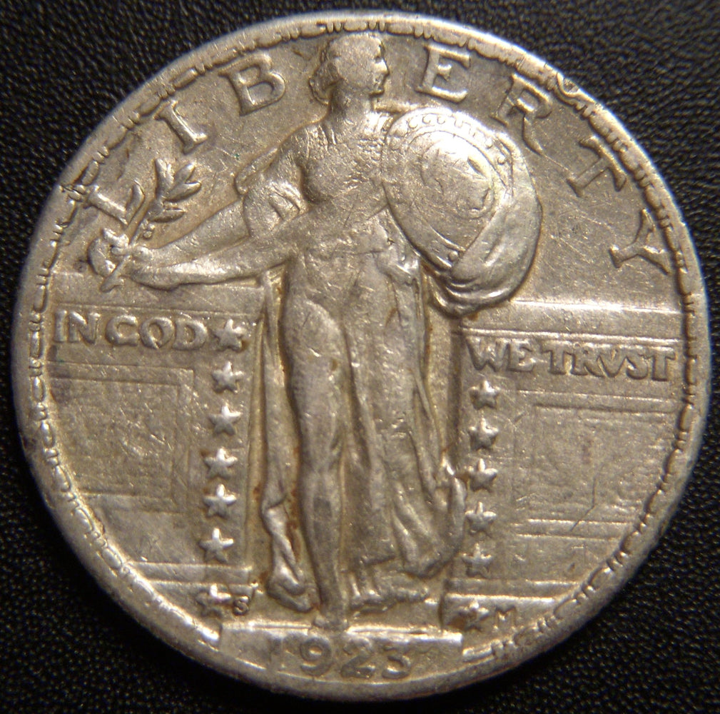 1923-S Standing Quarter - Extra Fine