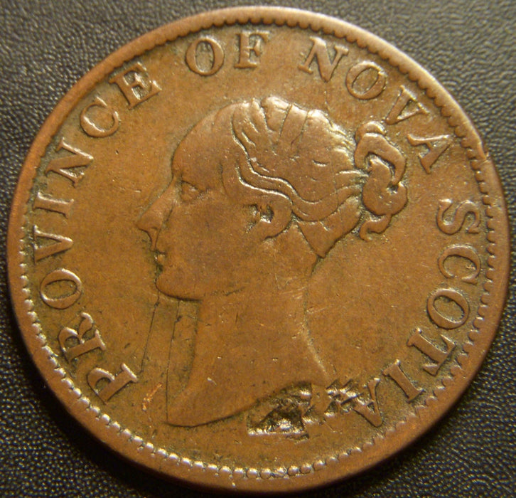 1843 1/2 Penny Nova Scotia Token