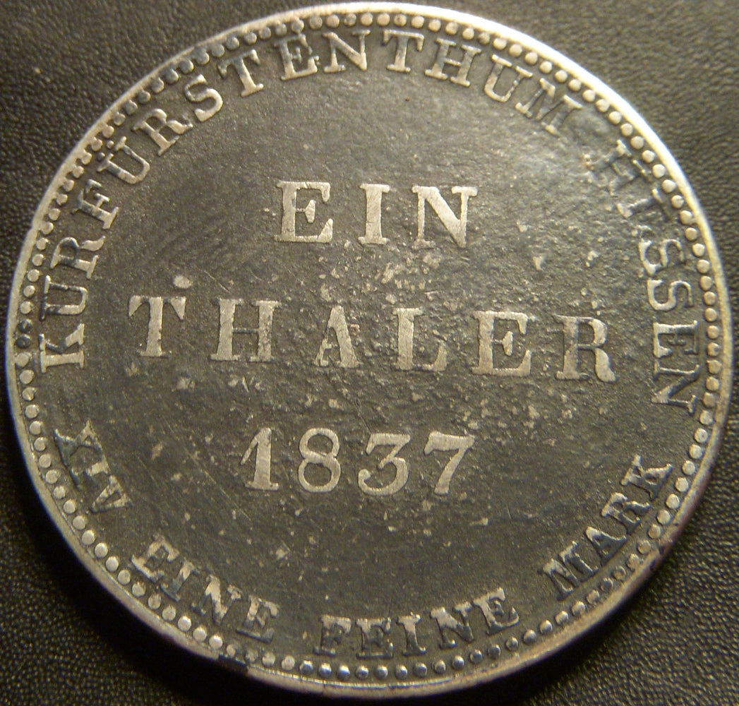 1837 Thaler - Germany Hesse Kassel