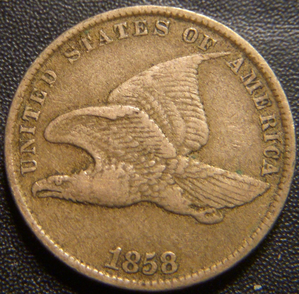 1858 Flying Eagle Cent - Small Letter Fine