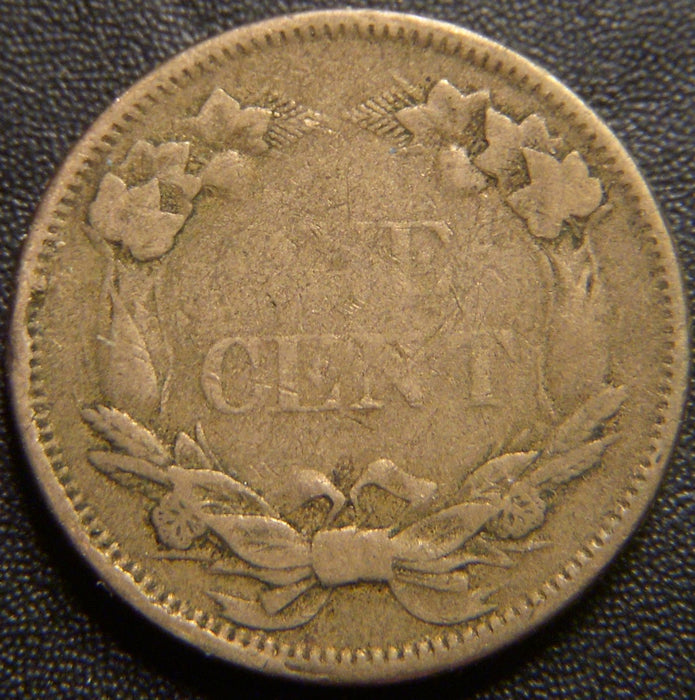 1858 Flying Eagle Cent - Small Letter Fine