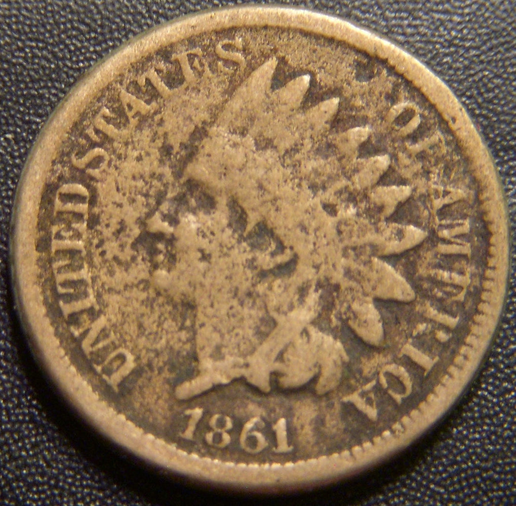 1861 Indian Head Cent - Good