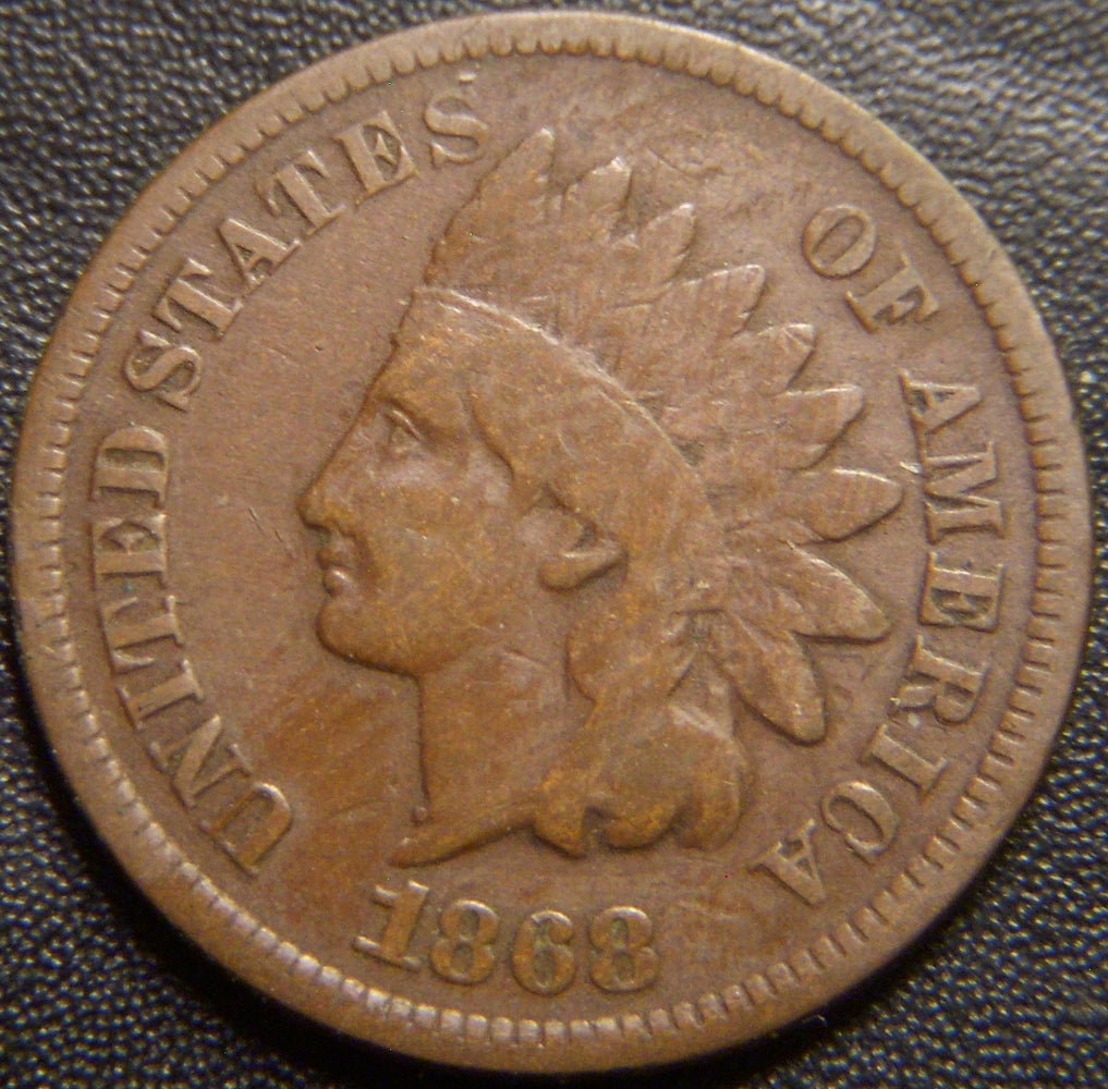 1868 Indian Head Cent - Good