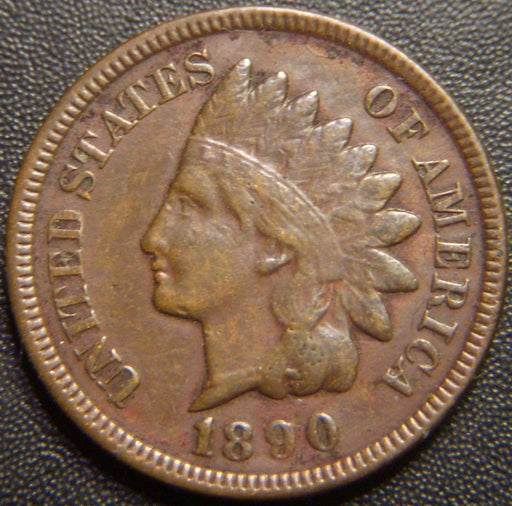 1890 Indian Head Cent - Fine
