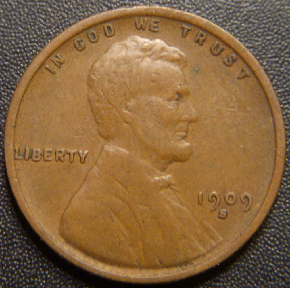 1909-S Lincoln Cent - Very Fine