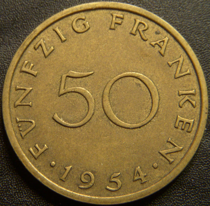 1954 50 Franken - Saarland