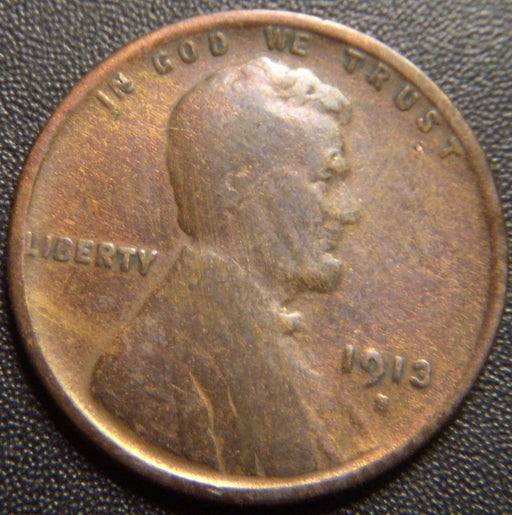 1913-S Lincoln Cent - Good
