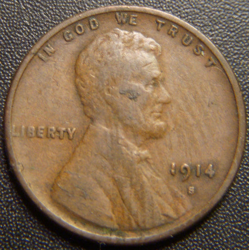 1914-S Lincoln Cent - Fine