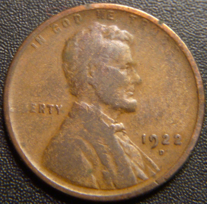 1922-D Lincoln Cent - Good