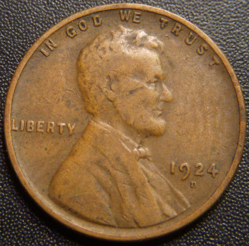 1924-D Lincoln Cent - Fine