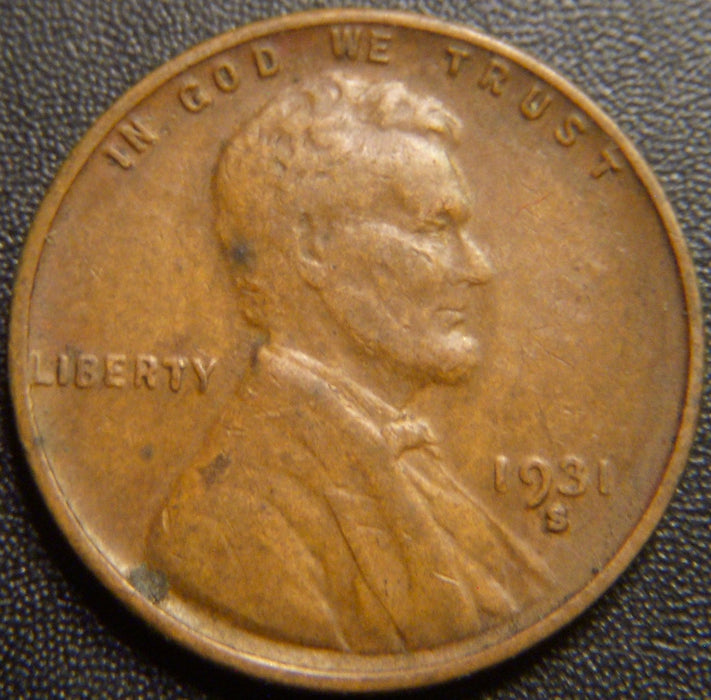1931-S Lincoln Cent - Fine