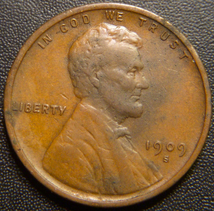 1909-S Lincoln Cent - Very Fine