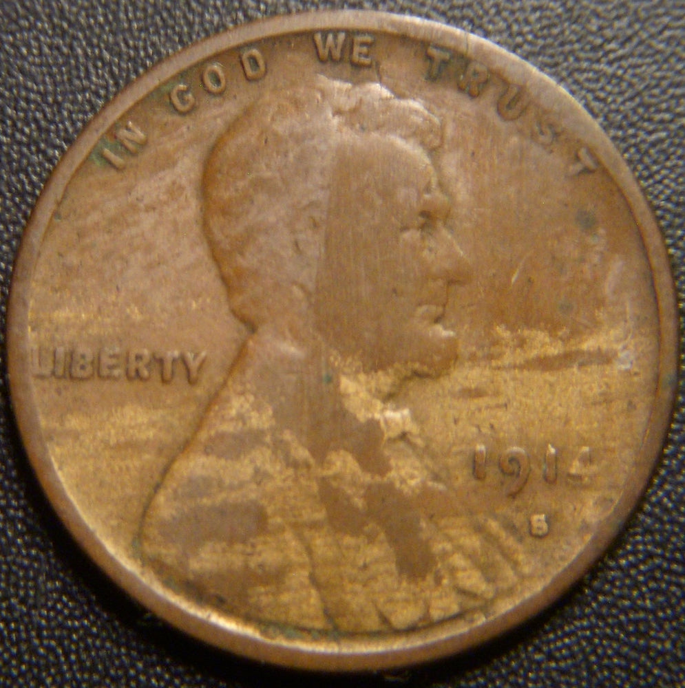 1914-S Lincoln Cent - Good