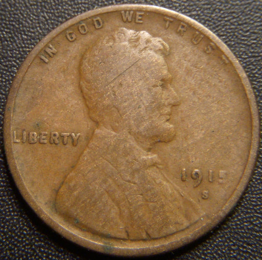 1915-S Lincoln Cent - Good