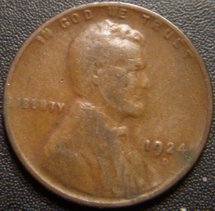 1924-D Lincoln Cent - Good