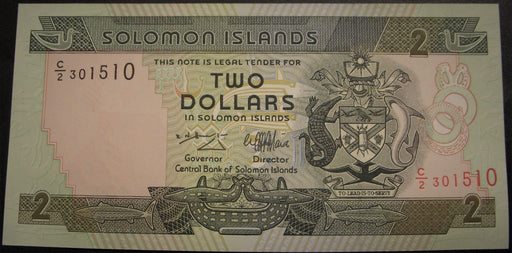 1986 Two Dollar Note - Solomon Islands