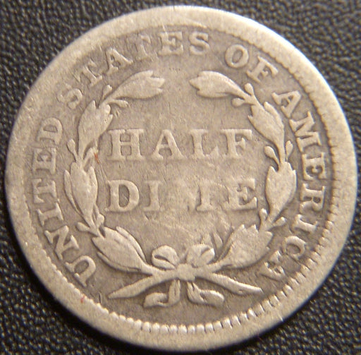 1853 Seated Half Dime - Arrows Good