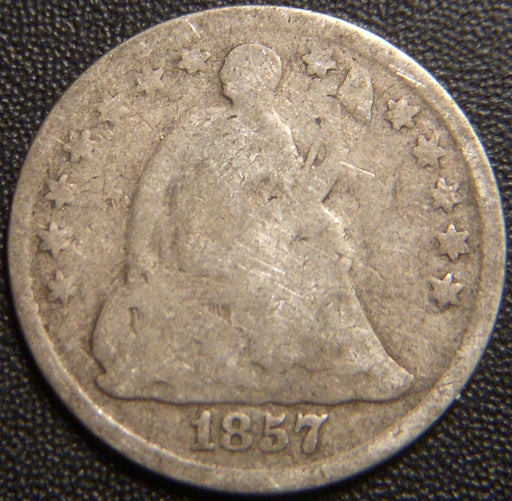 1857 Seated Half Dime - Good