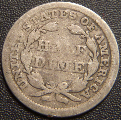 1857 Seated Half Dime - Good