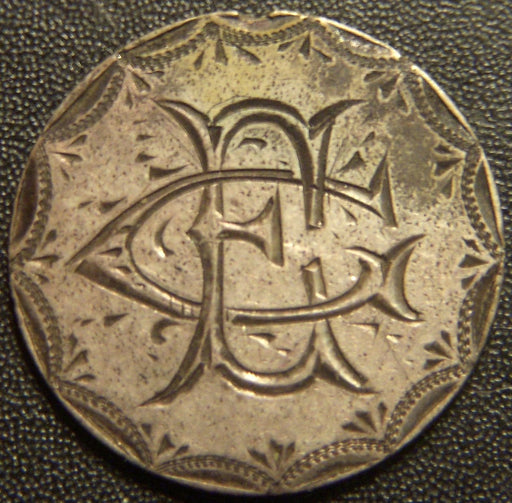 1876 Seated Dime CE - Love Token