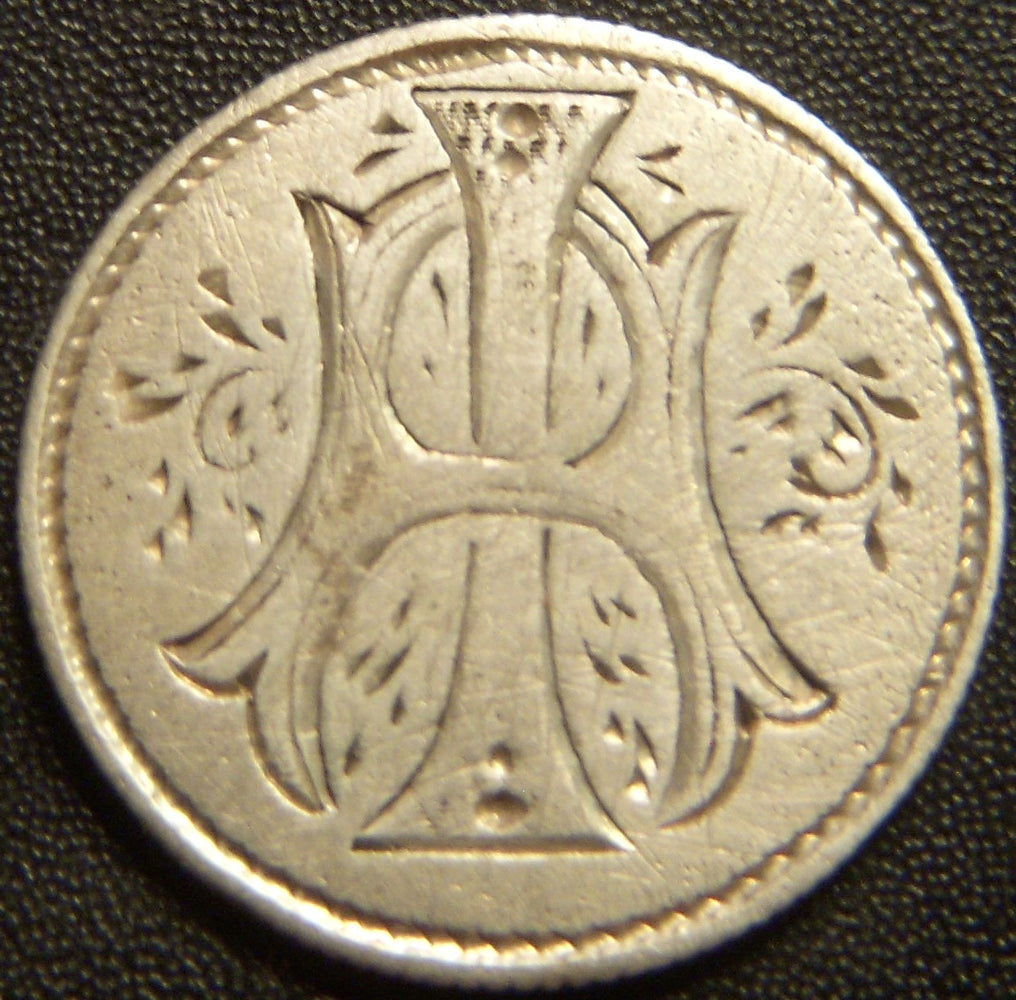 1882 Seated Dime AI - Love Token