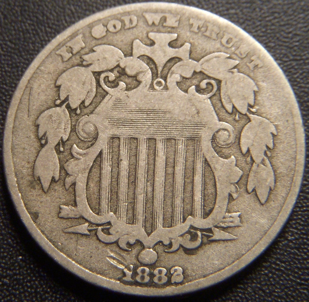 1882 Shield Nickel - Good