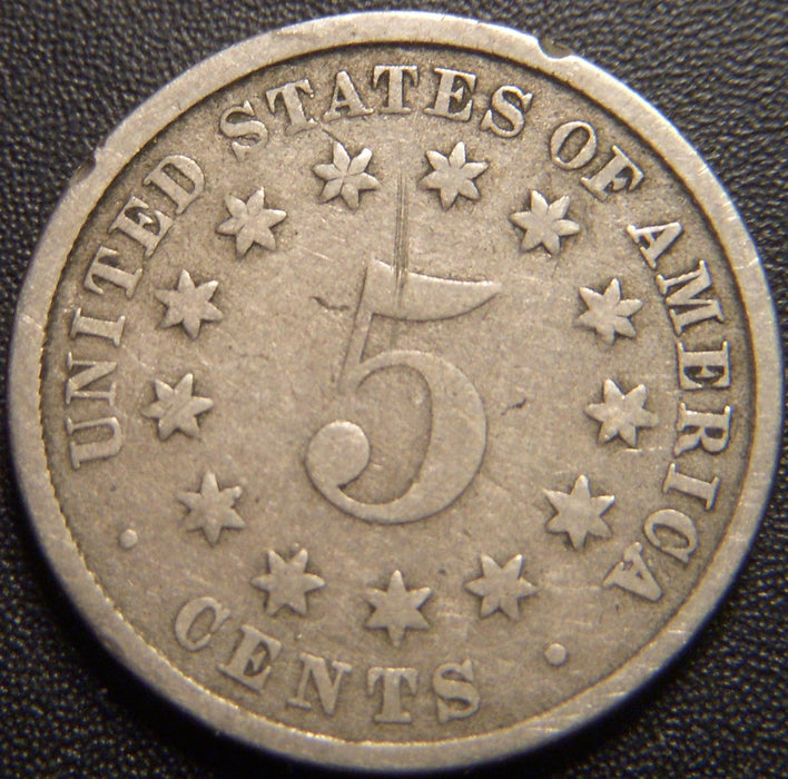 1882 Shield Nickel - Good