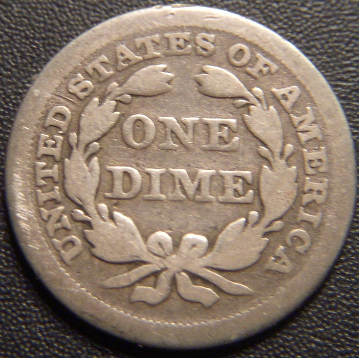 1851 Seated Dime - Good