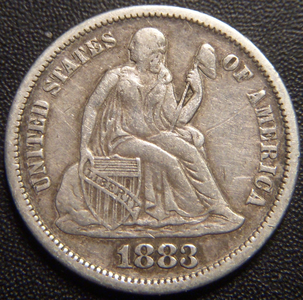 1883 Seated Dime - Very Fine
