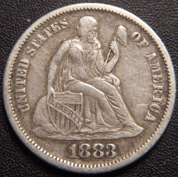 1883 Seated Dime - Very Fine