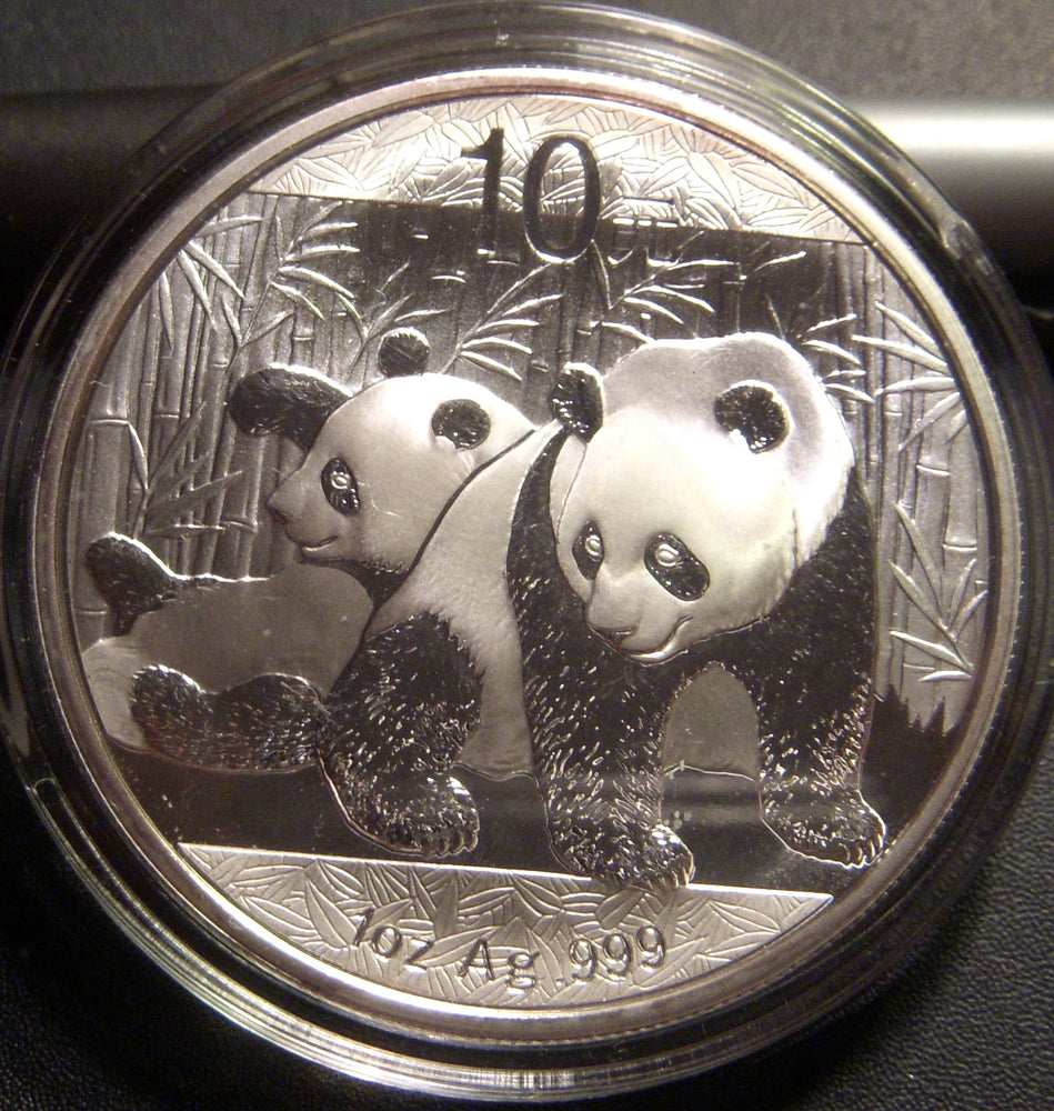 2010 1oz .999 Silver Panda - China