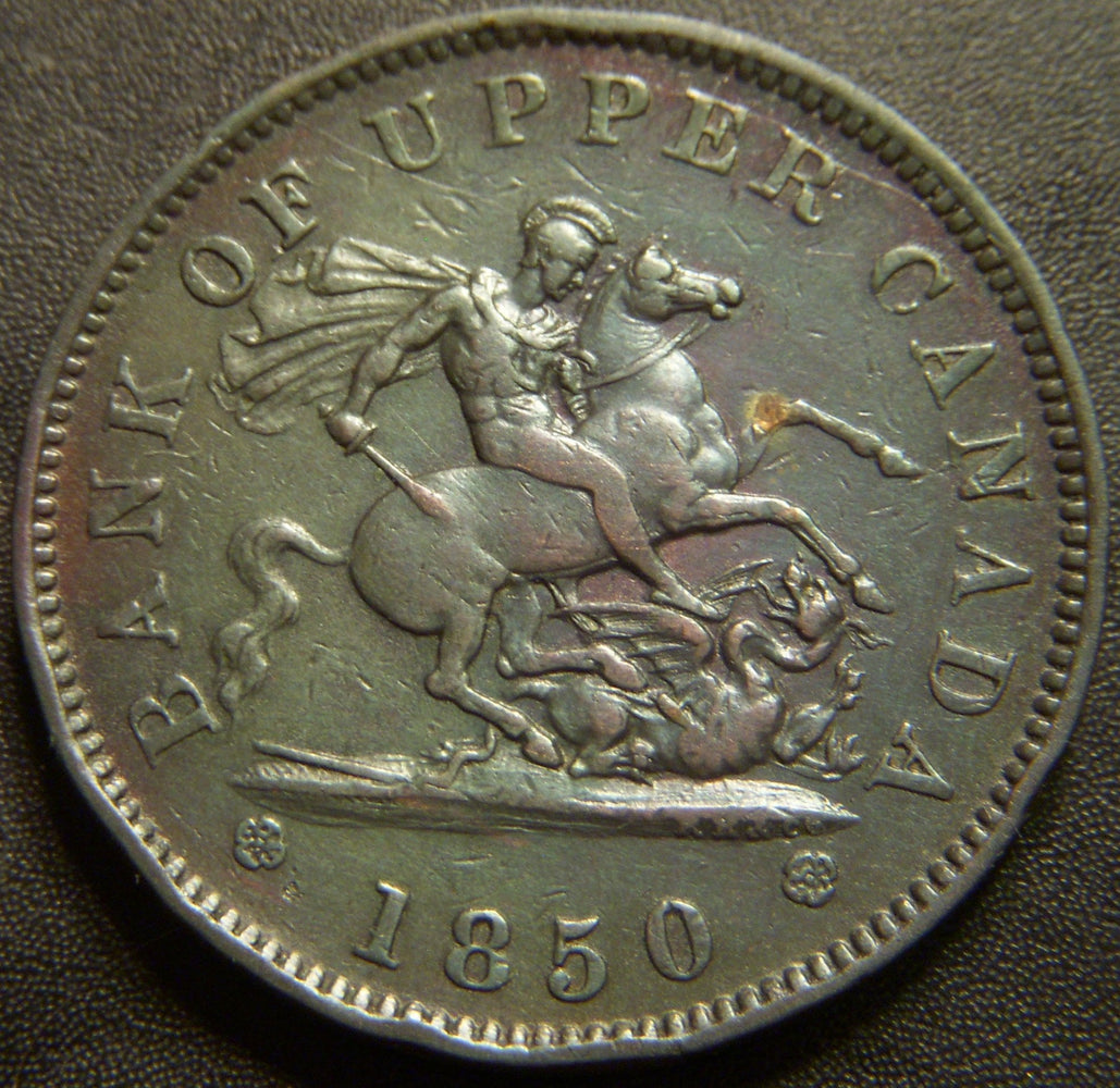 1850 1 Penny Upper Canada Token