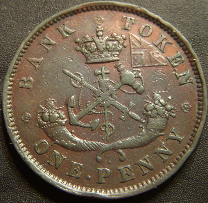 1850 1 Penny Upper Canada Token