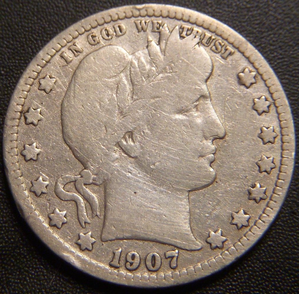 1907-S Barber Quarter - Good