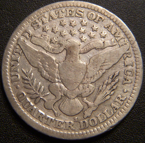 1907-S Barber Quarter - Good