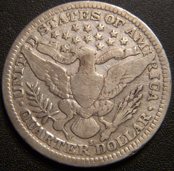 1907-S Barber Quarter - Good