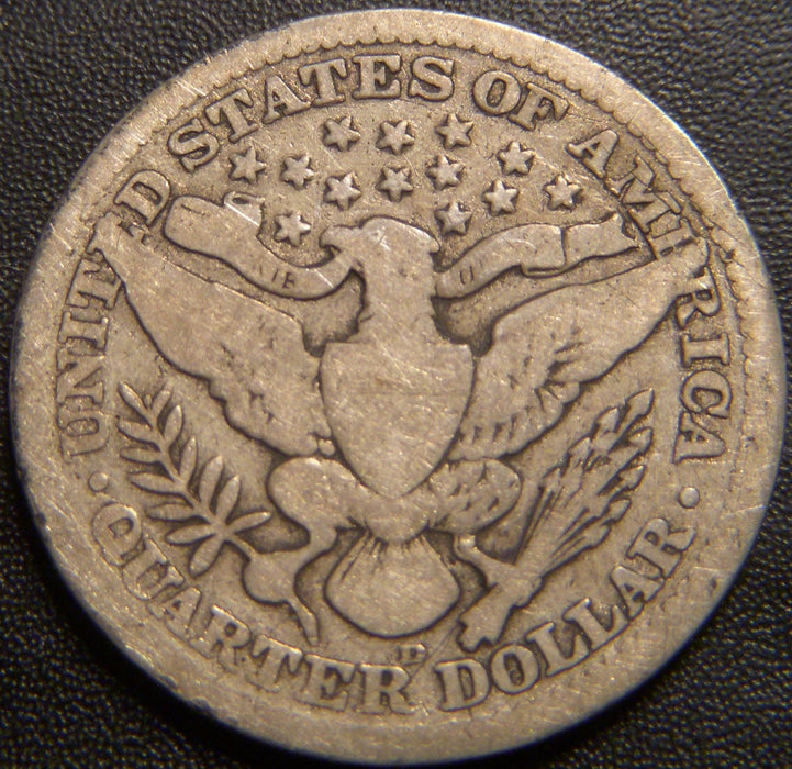 1909-D Barber Quarter - Good