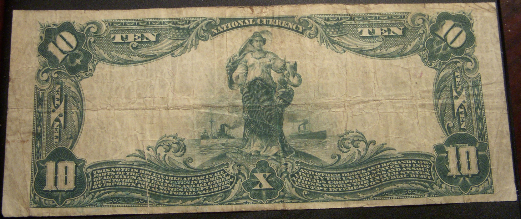 1902 PB $10 National Currency - Rosedale, IN Bank# 9006