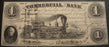 1858 $1 Commercial Bank Note - Terre Haute, IN