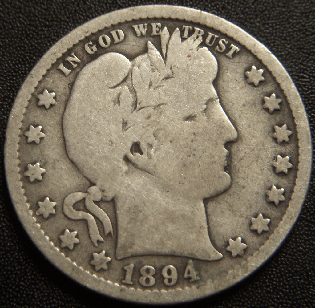 1894-O Barber Quarter - Good