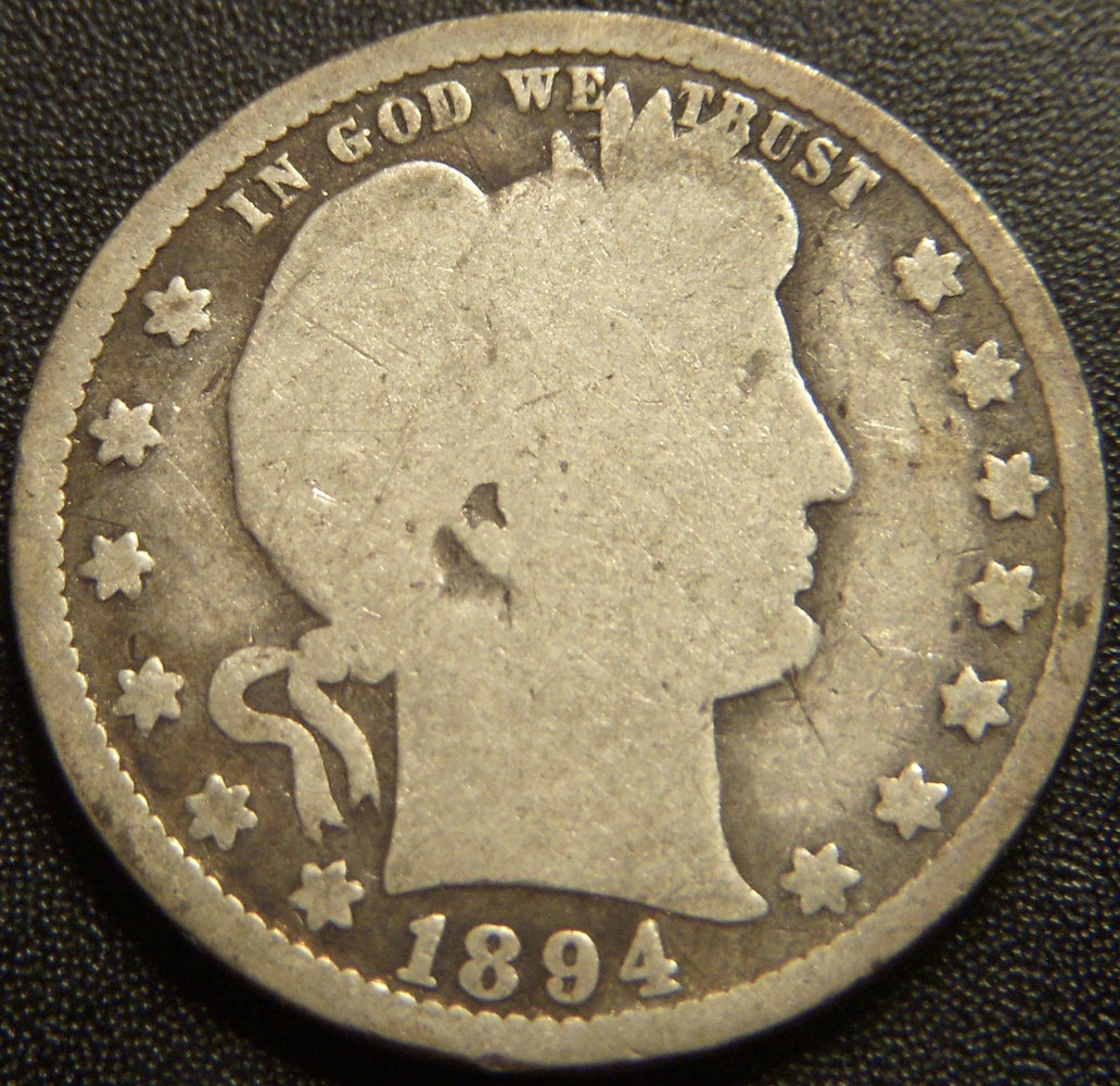 1894-O Barber Quarter - Good