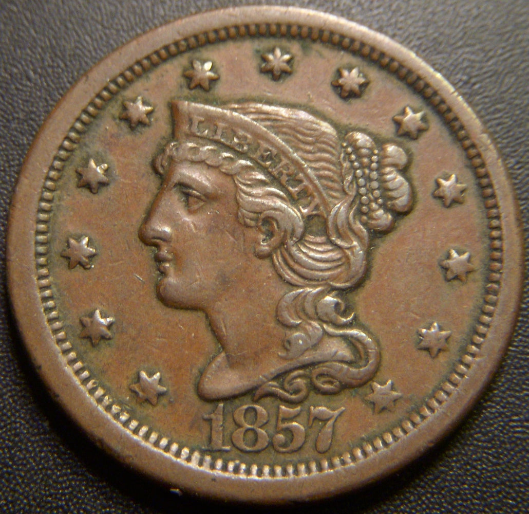 1857 Large Cent - Large Date Extra Fine