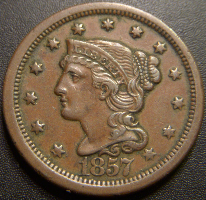 1857 Large Cent - Large Date Extra Fine