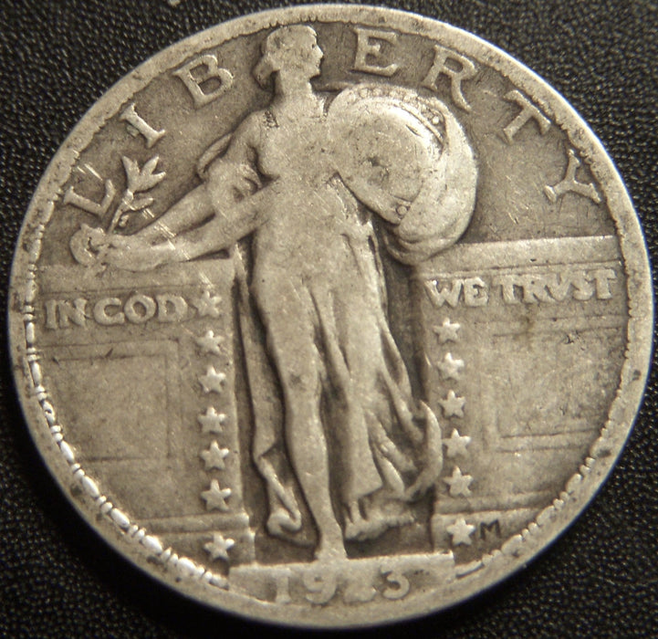 1923 Standing Quarter - Very Good