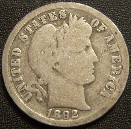 1892-O Barber Dime - Good